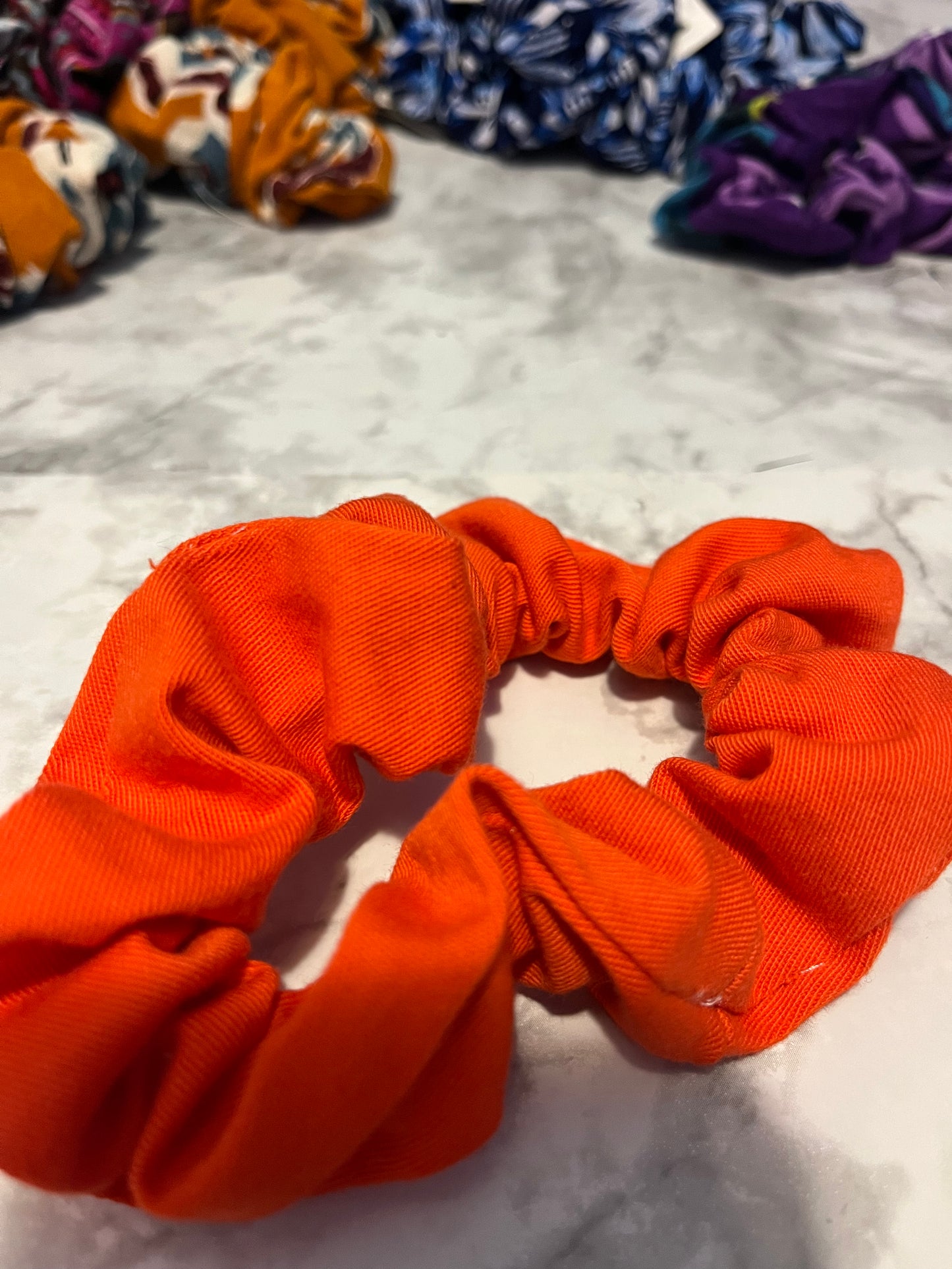 Orange Standard Scrunchie